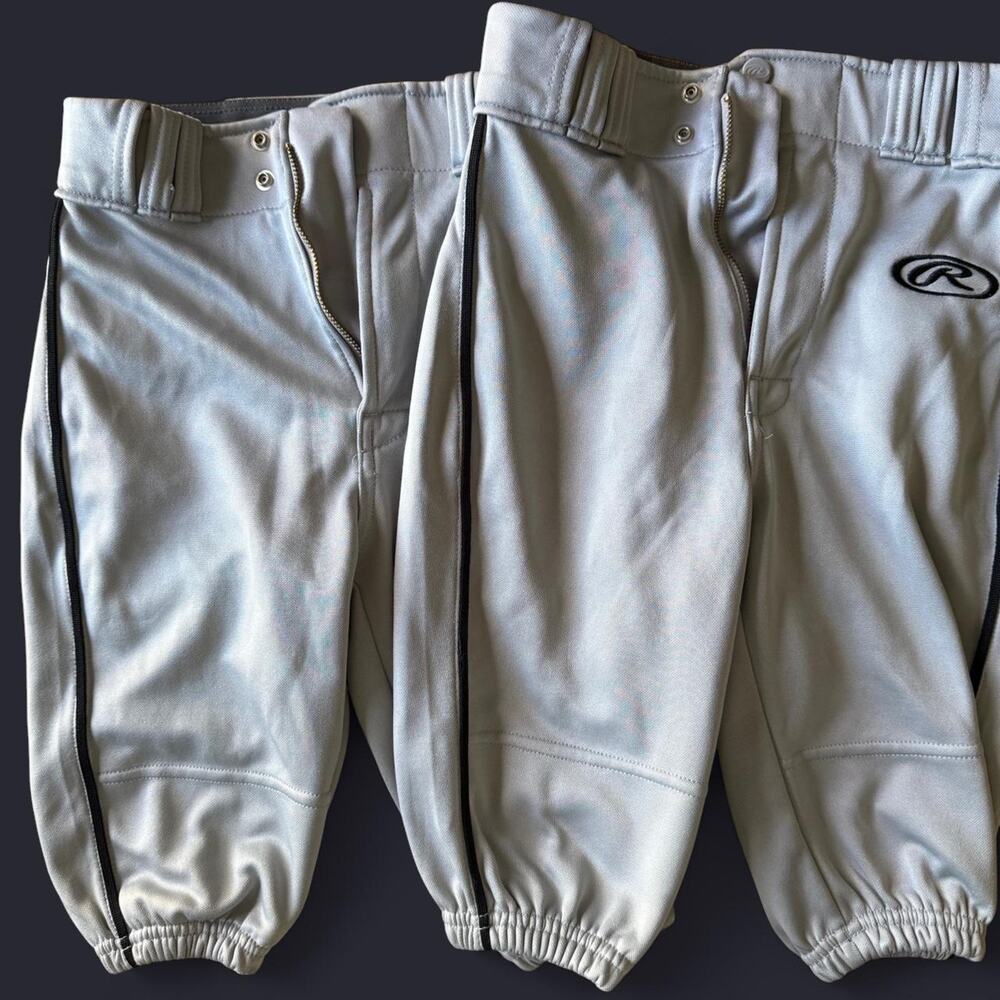 Gray and black baseball pantsknickers